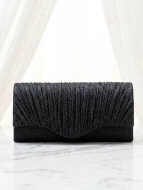 Black Glitter Ladies Clutch Style 2